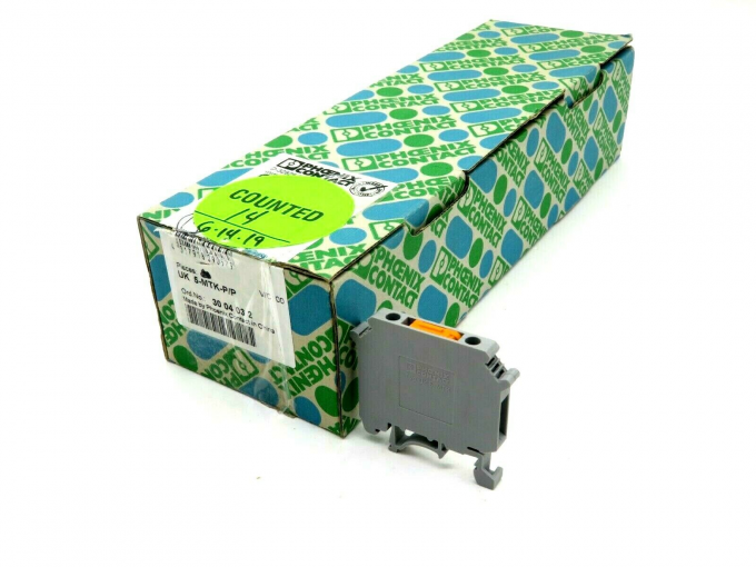 Phoenix Contact 3004032 UK 5-MTK-P/P - Knife-disconnect terminal block ...