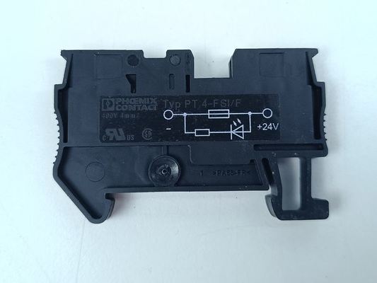 Phoenix Contact 3208964 Feed Through Terminal Block PT 4-FSI/F-LED 24 ...